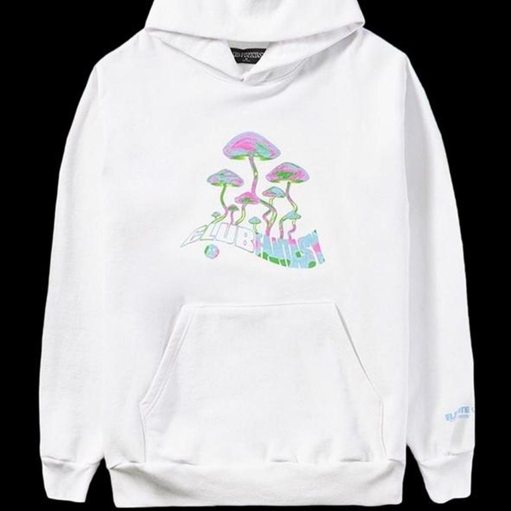 Club Fantasy White Mushroom Hoodie